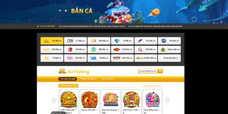 Sảnh bắn cá trực tuyến