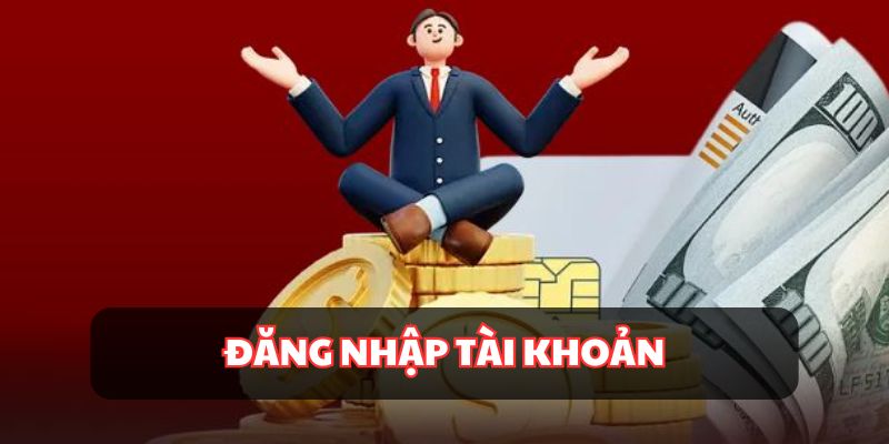 Thành viên vào tài khoản của mình để thực hiện giao dịch